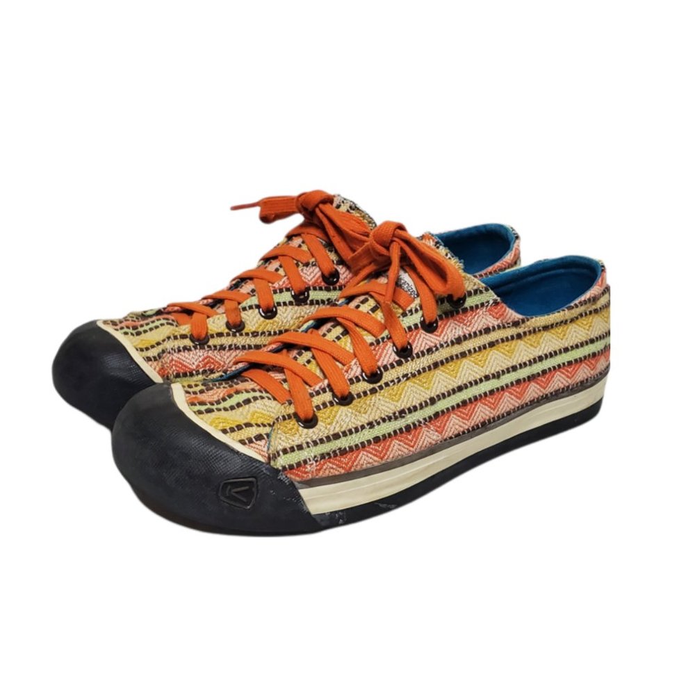 Keen Coronado Canvas Patterned Low Top Shoes Women's Size 9.5